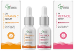 CGG Cosmetics Combo Pack of 2% Vitamin C Serum (10ml) & 1% Retinol Serum (10ml)