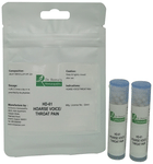 Dr. Romas Homeopathy HD-61 Hoarse Voice & Throat pain, 2 Bottles of 2 Dram