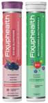 Combo Pack of Fixuphealth Glutathione 500mg Effervescent Tablet Strawberry (15) & Fixuphealth Multivitamins & Multiminerals Effervescent Tablet Orange (20)