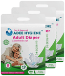 Adee Hygiene Adult Diaper Luxuriously Soft (10 Each) Large
