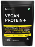 Carbamide Forte Vegan Protein+ with Multivitamins | No Added Sugar | Flavour Powder Alphonso Mango