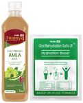 Combo Pack of Tata 1mg ORS Hydration Boost (21.8gm) & Tata 1mg Tejasya Amla Juice (1Ltr)