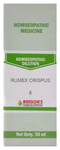 Bakson's Homoeopathy Rumex Crispus Dilution 6
