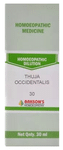 Bakson's Homoeopathy Thuja Occidentalis Dilution 30 CH