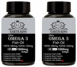 Earth King Ultra Omega 3  Fish Oil Softgel Capsule 1000mg (60Each)