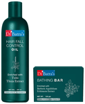 Dr Batra's Combo Pack of Hair Fall Control Oil 200ml and Skin Purifying Bathing Bar 125gm