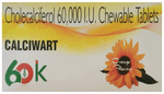 Calciwart 60K Chewable Tablet