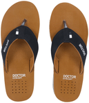 Doctor Extra Soft D24 Orthopaedic | Diabetic | Comfortable | MCR | Flip-Flop for Men Tan 8