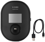 Evercons V-Chek Cuff-less Blood Pressure Monitor: Measure BP, Heart Rate and Oxygen Saturation (SpO2): Built-in Bluetooth Technology