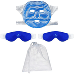 EcommerceHub Combo Pack of Cooling Gel Face Mask (1) & Eye Mask (2)