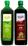 Ayah Combo Pack of Giloy Tulsi Ras & Triphala Ras (1000ml Each)