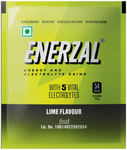 Enerzal Enerzal Energy & Electrolyte Drink with 5 Vital Electrolytes | For Stomach Care | Flavour Powder Lime