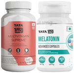 Combo Pack of Tata 1mg Melatonin Advanced Capsule (30) & Multivitamin Supreme Capsule (60)