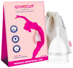 Gynocup White Reusable Menstrual Cup Medium