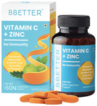 BBetter Vitamin C+Zinc Vegetarian Tablet