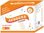 Aesthetic Softcaps Aesocee Vitamin C , Vitamin D & Zinc Gummies Orange Sugar Free
