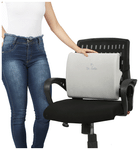 Dr. Odin BR 02 Back Rest Low Ergonomic Lumbar Support Cushion Black & Grey