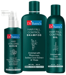 Dr Batra's Combo Pack of Hair Vitalizing Serum 125ml, Hair Fall Control Oil 200ml and Hair Fall Control Shampoo 200ml
