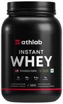 Athlab Instant Whey Protein Powder Strawberry Creme
