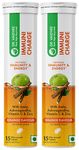 Dr. Vaidya's  Immuni Charge, Natural Immunity Booster With Vitamin C, Amla & Zinc Tablet (15 Each) Orange