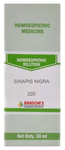 Bakson's Homoeopathy Sinapis Nigra Dilution 200