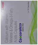 Coecoral Max with Calcium, Vitamins, Minerals & Omega 3 Fatty Acids | For Bone & Joint Health | Capsule