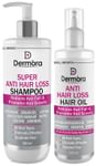 Combo Pack of Dermora Super Anti Hair Loss Shampoo 300ml and Anti Hair Loss Hair Oil 200ml