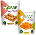 Combo Pack of Gobbe Afghani Anjeer , Turkish Apricots(200gm Each)