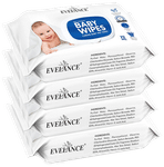 Evelance Soft Cleansing Baby Wipes with Lid (72 Each)