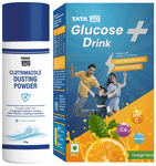 Combo Pack of Tata 1mg Glucose + Drink for Instant Energy Orange (500gm) & Tata 1mg Antifungal Dusting Powder (100gm)