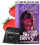 Bold Care 404 By Bold Care Condom Ultra Thin Strawberry