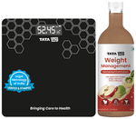 Combo Pack of Tata 1mg Digital Weighing Scale & Tata 1mg Weight Management Juice (500ml)