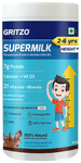 Gritzo Super Milk Protein Height+ for 2 to 6 Years Height+ | With Calcium & Vitamin D3 | Flavour Double Chocolate