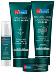Dr Batra's Combo Pack of Face Wash Daily Care 100gm, Natural Skin Lightening Cream 100gm, Age Defying Skin Firming Serum 50gm and Intense Moisturizing Cream 100gm