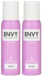 Envy Perfume Deodorant Spray For Women Blush (140ml Each)