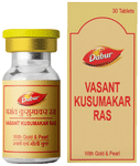 Dabur Vasant Kusumakar Ras with Gold & Pearl Tablet | For General Weakness, Heart Health, Immunity & Antioxidant Support