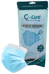 C Cure 3 Ply Anti Pollution Disposable Face Mask (10 Each) Blue