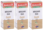 Baidyanath (Jhansi) Mrigank Ras with Gold Pearl Powder (1gm Each)
