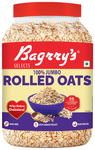 Bagrry's 100% Jumbo Rolled Oats with High Fibre & Protein | For Weight & Cholesterol Management