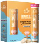 Chicnutrix Bounce Hair Recovery Complex with Biotin & Selenium | Flavour Effervescent Tablet Mango Delight