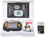 Control D BGM5S50 Blood Glucose Monitoring System with Lancet (10) & Strip (50) Black Orange