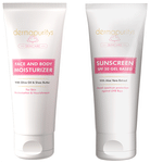 Dermapuritys Combo Pack of Face and Body Moisturizer & Sunscreen SPF 50 Gel Based (100ml Each)