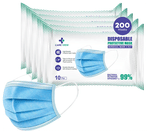 Care View 3 Ply Surgical Disposable Protective Mask (10 Each) Blue