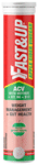Fast&Up Apple Cider Vinegar ACV with Vitamin B6 & B12 | For Weight Management & Gut Health | Flavour Effervescent Tablet Green Apple