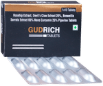 Gudrich Tablet with Rosehip, Boswellia, Curcumin & Piperine