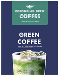 Colombian Brew Coffee Green Coffee (10 Sticks Each) Hot & Cold Brew