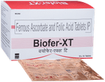 Biofer XT Tablet with Ferrous Ascorbate & Folic Acid