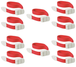 Clear & Sure Quick Release Standard Touriquet Band Red