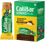 CaliBar Protein Crispy Bar (65gm Each) Banana Binge