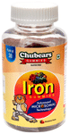 Chubears Iron Gummies Strawberry Gluten Free